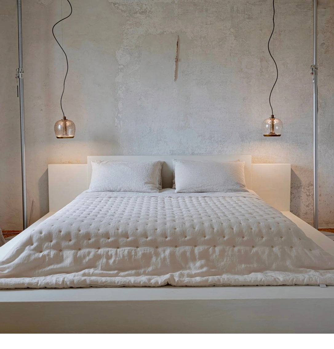 Linen Quilt | Natural  | Made in Italy
