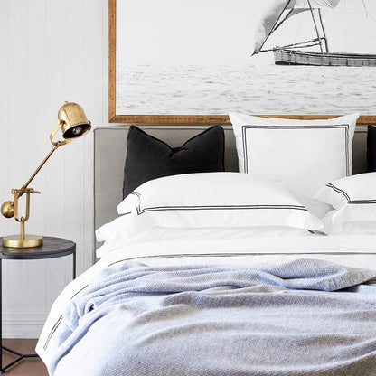 Classique Tailored Flat sheet Set | Navy