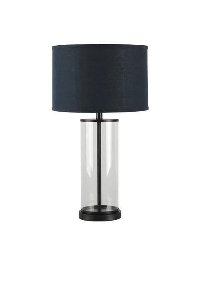 Bendigo Glass Table Lamp | Black Shade