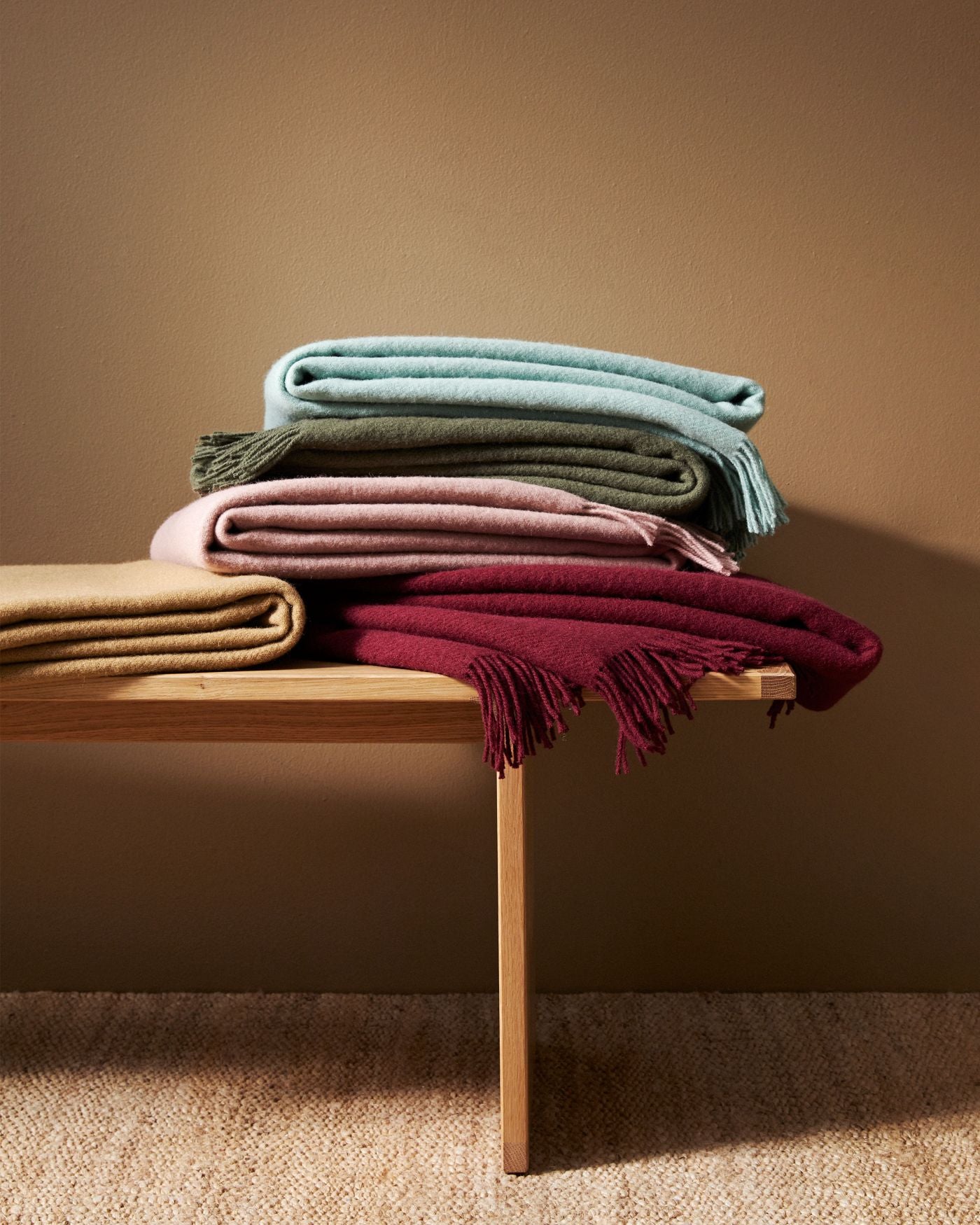 Charcoal Throw Blanket - 100% New Zealand Wool