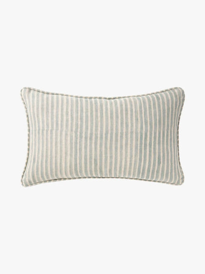 Reversible Linen Cushion - Sky