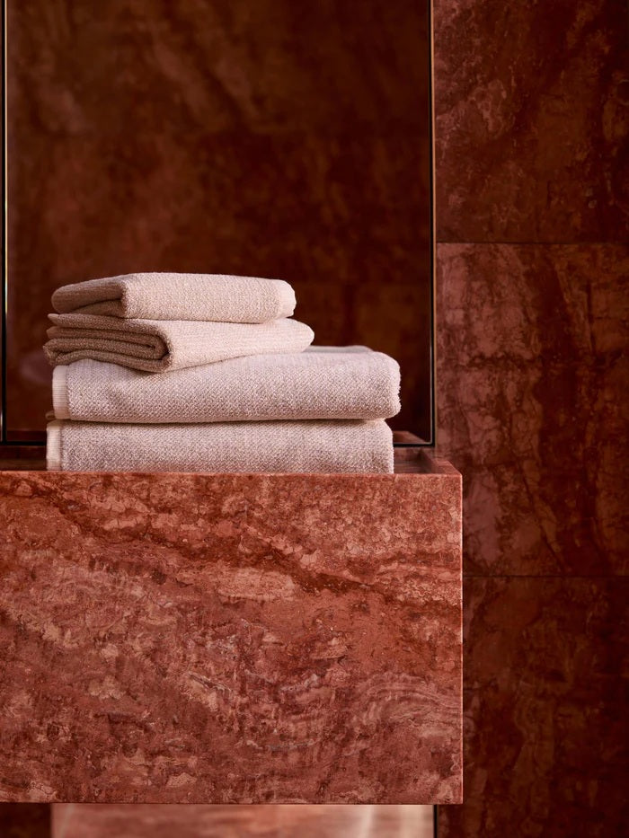 Tweed Towels | Nougat