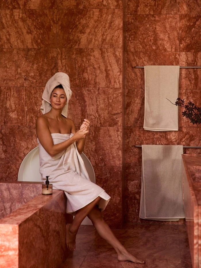Tweed Towels | Nougat