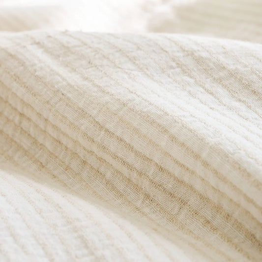 Natural Striped Duvet Cover | OEKO-TEX® and GOTS certified