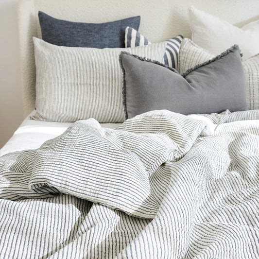 Ink Striped Duvet Cover | OEKO-TEX® and GOTS certified