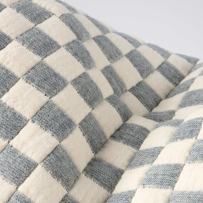Harbour Check Lumbar Cushion – 120cm x 40cm