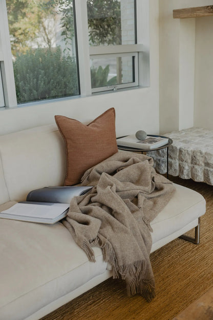 Oak Throw Blanket - 100% New Zealand Wool