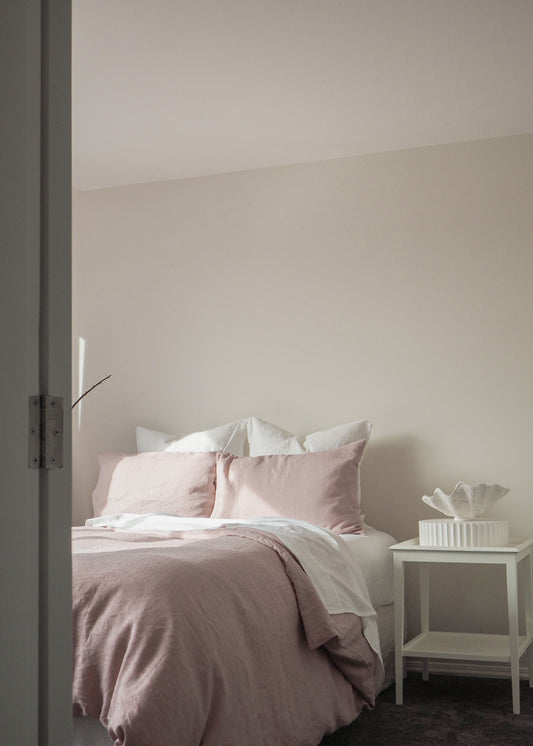 Linen Duvet Cover || Peony