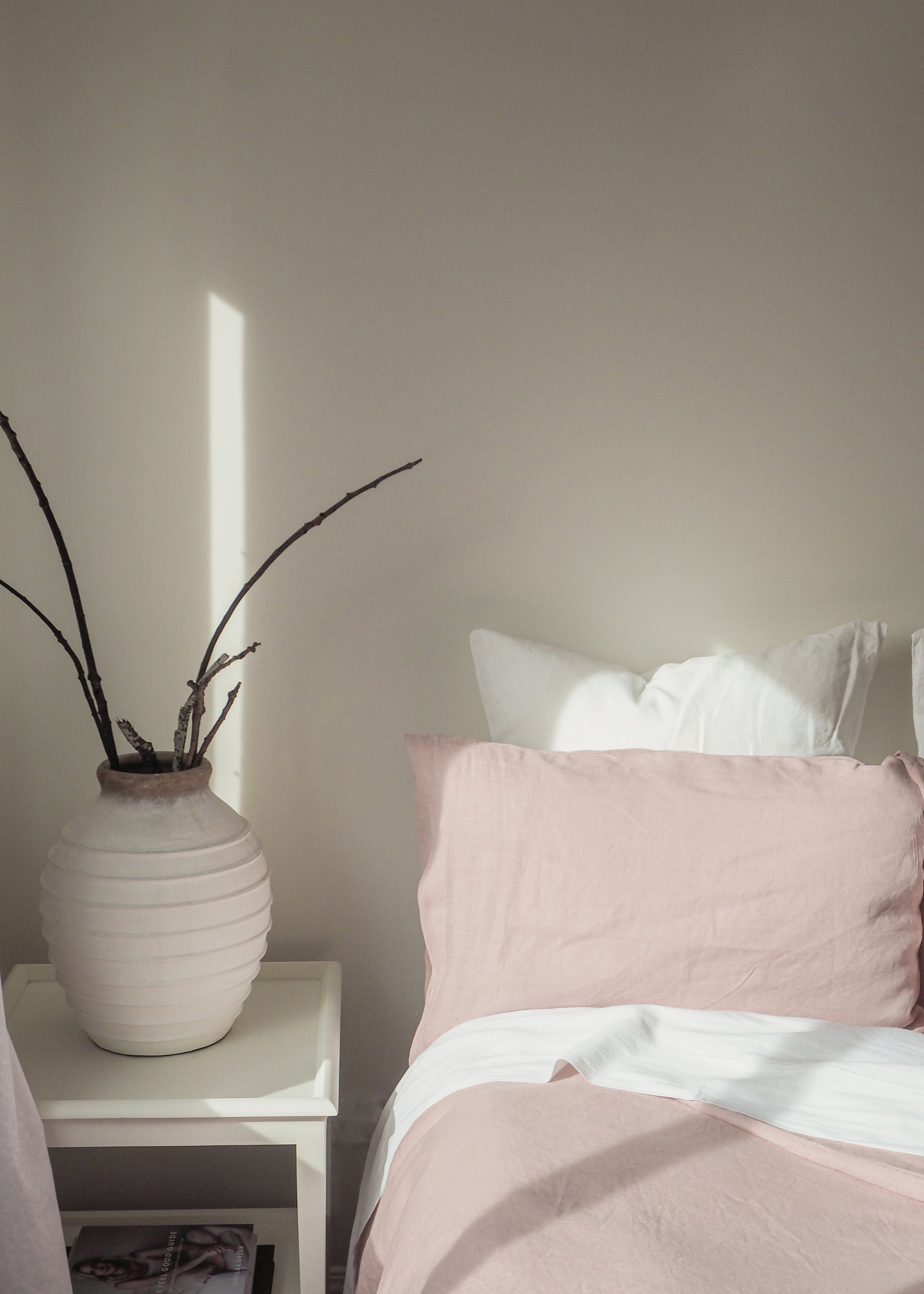 Linen Duvet Cover Set Dusky Pink The Foxes Den