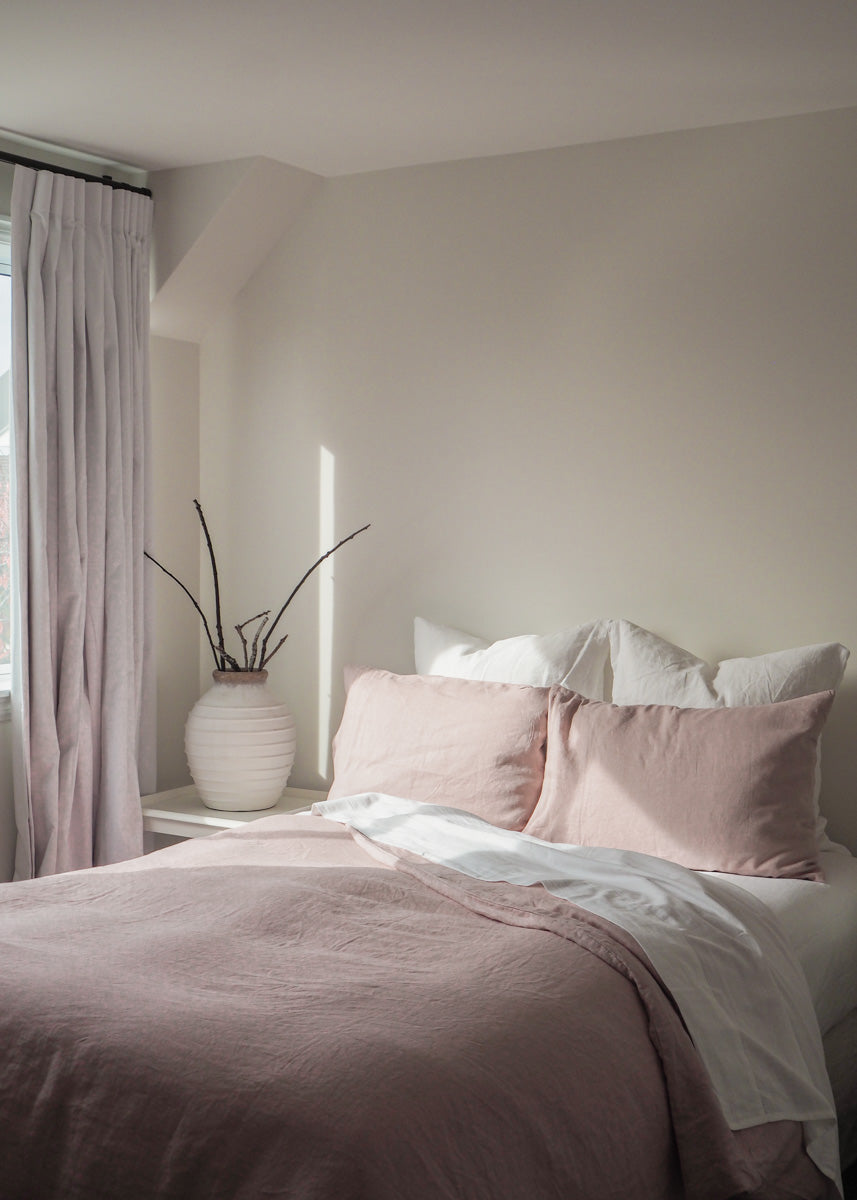 Linen Duvet Cover Set | Peony | Made In New Zealand