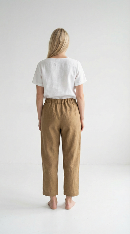 Linen Pants | Mocha