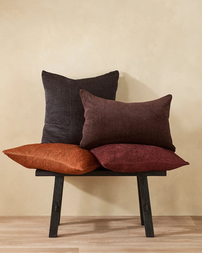 Amani Velvet Cushion - Praline