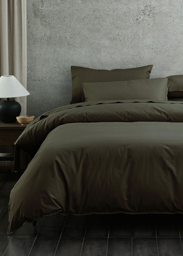 Everyday 250TC Cotton Duvet Cover Set | Ivy