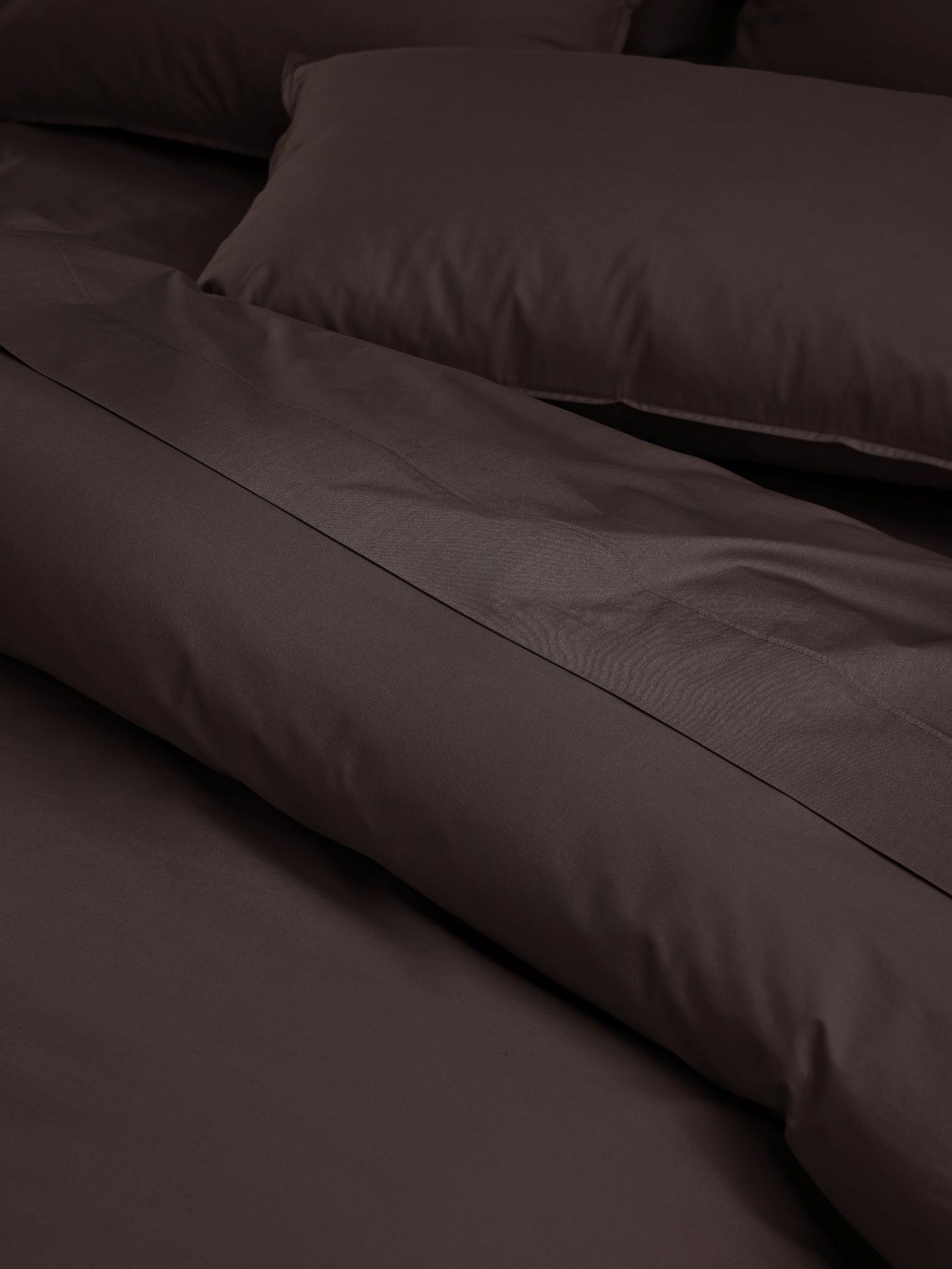 Everyday 250TC Cotton Duvet Cover Set | Chocolate