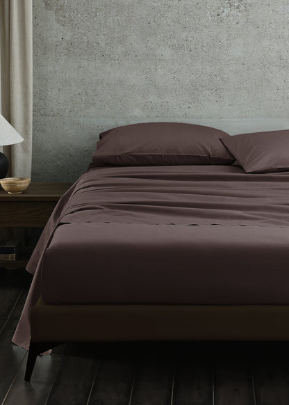Everyday 250TC Cotton Sheet Set | Chocolate