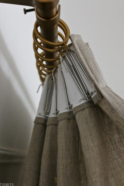 Ring Top Curtains | Pure Linen