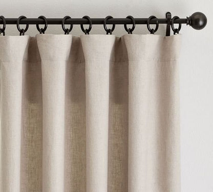 Ring Top Curtains | Pure Linen