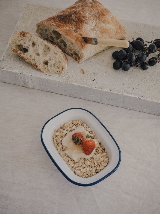 ENAMEL Pie Dish