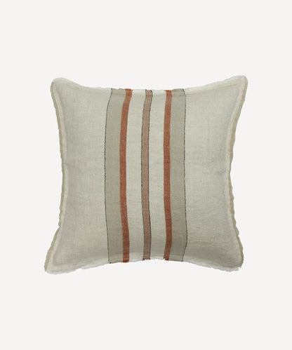 Riviera Stripe Linen Cushion Cover