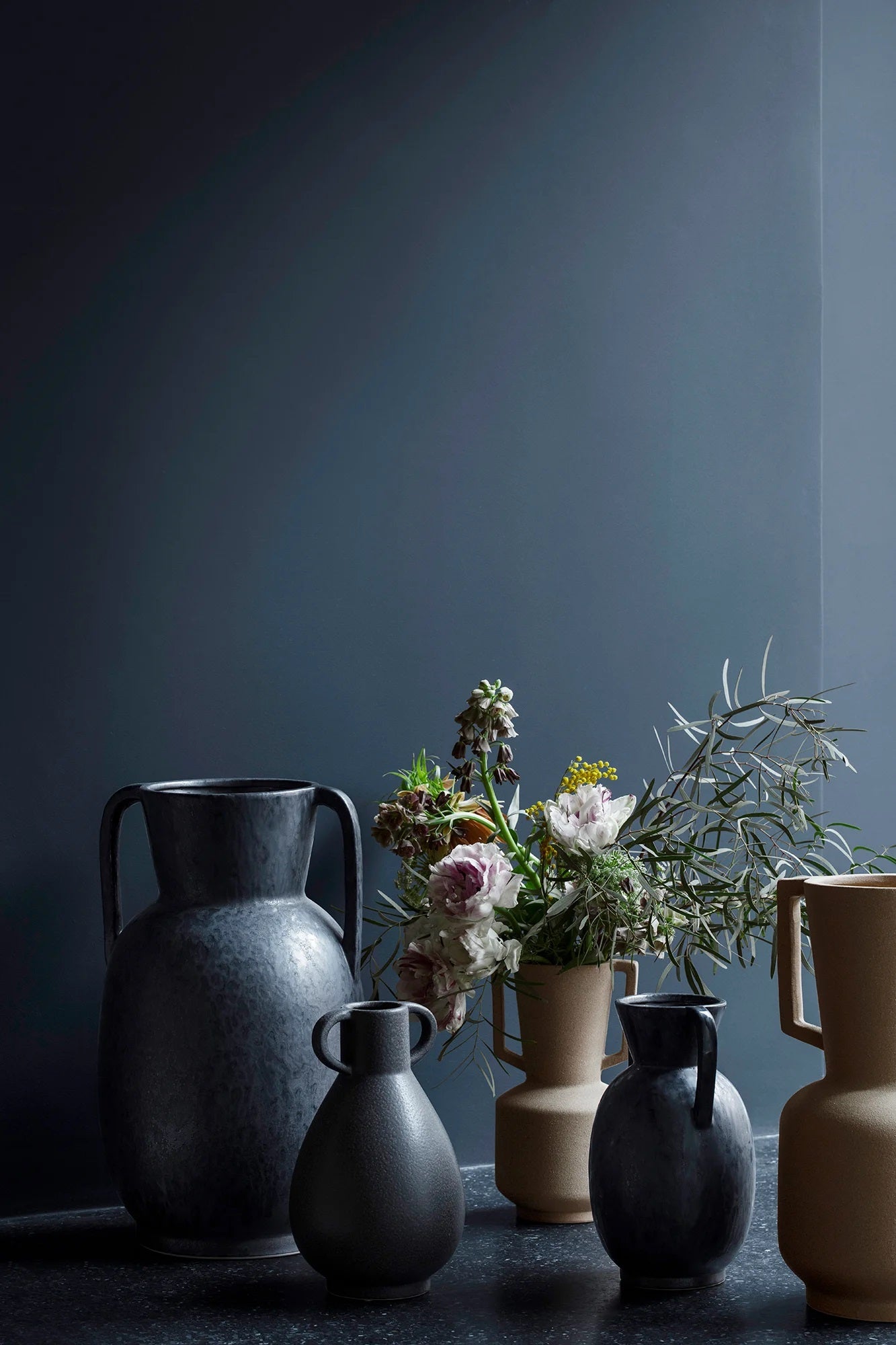 BROSTE Vase Antique | Grey | 52cm High