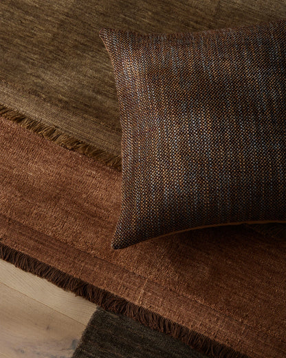 Hearthstone Tweed Cushion - Auburn
