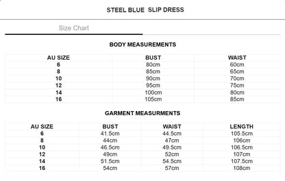 Glider Midi Dress - Steel Blue