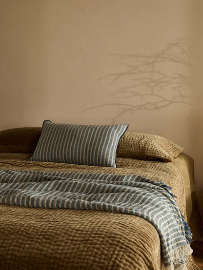 Linen Cushion | Indigo Stripe 40x60cm