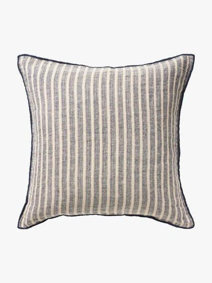 Linen Cushion | Indigo Stripe