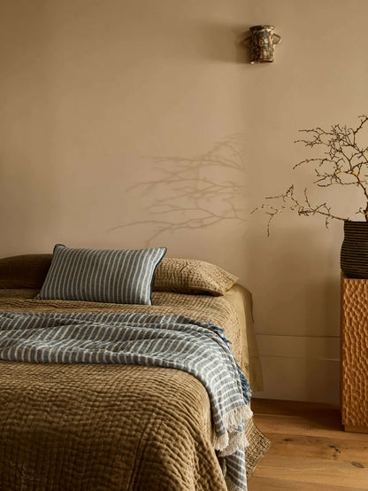 Linen Cushion | Indigo Stripe 40x60cm