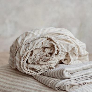 Natural Linen Bedding online 