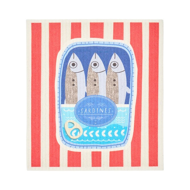 Swedish Dish Cloth - Sardines