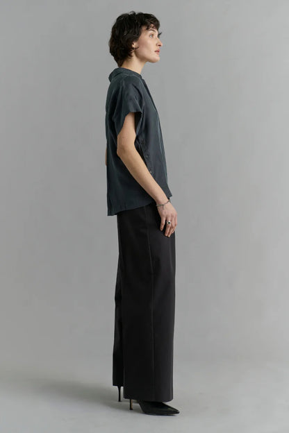 Lotus Shirt - Steel Blue