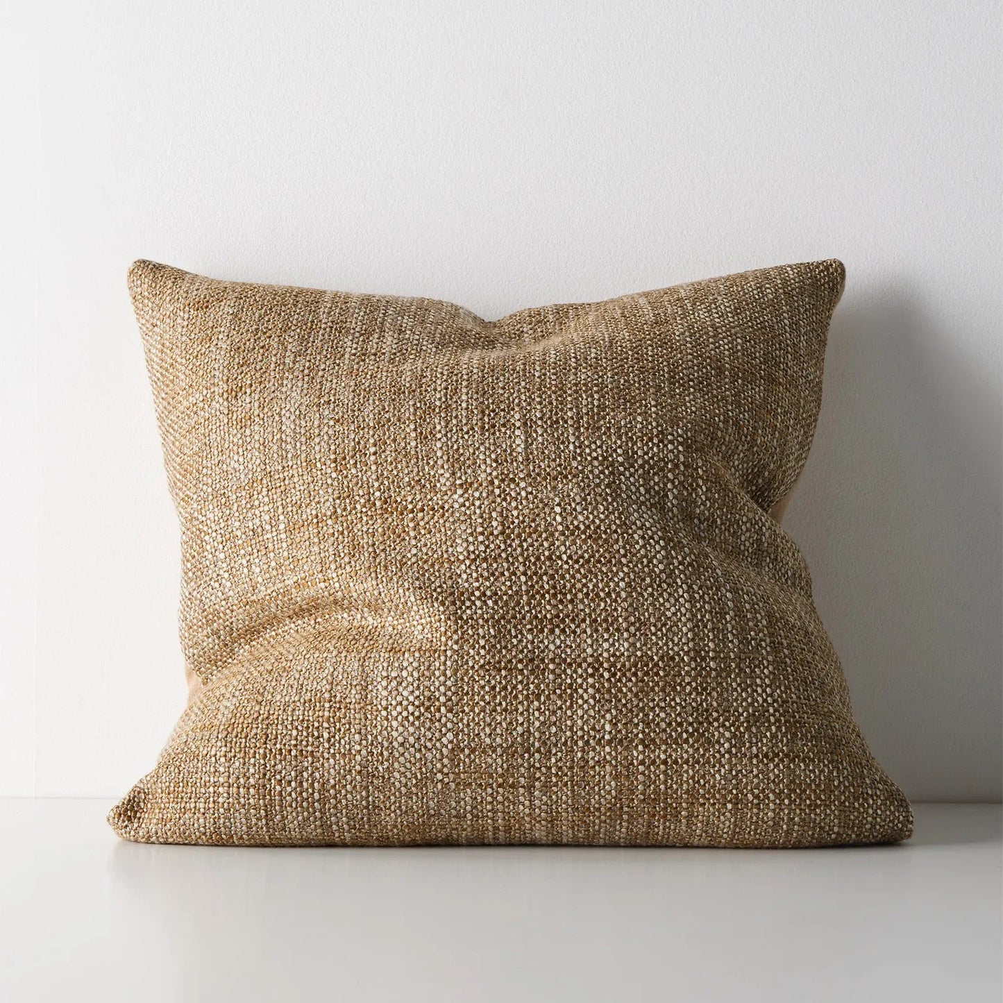 Hearthstone Tweed Cushion - Toffee