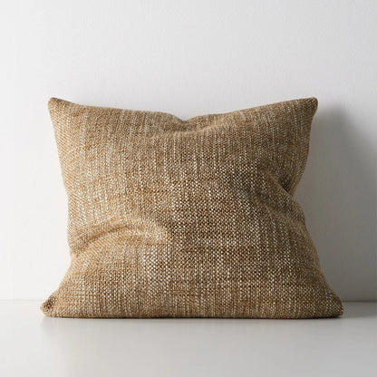 Hearthstone Tweed Cushion - Toffee