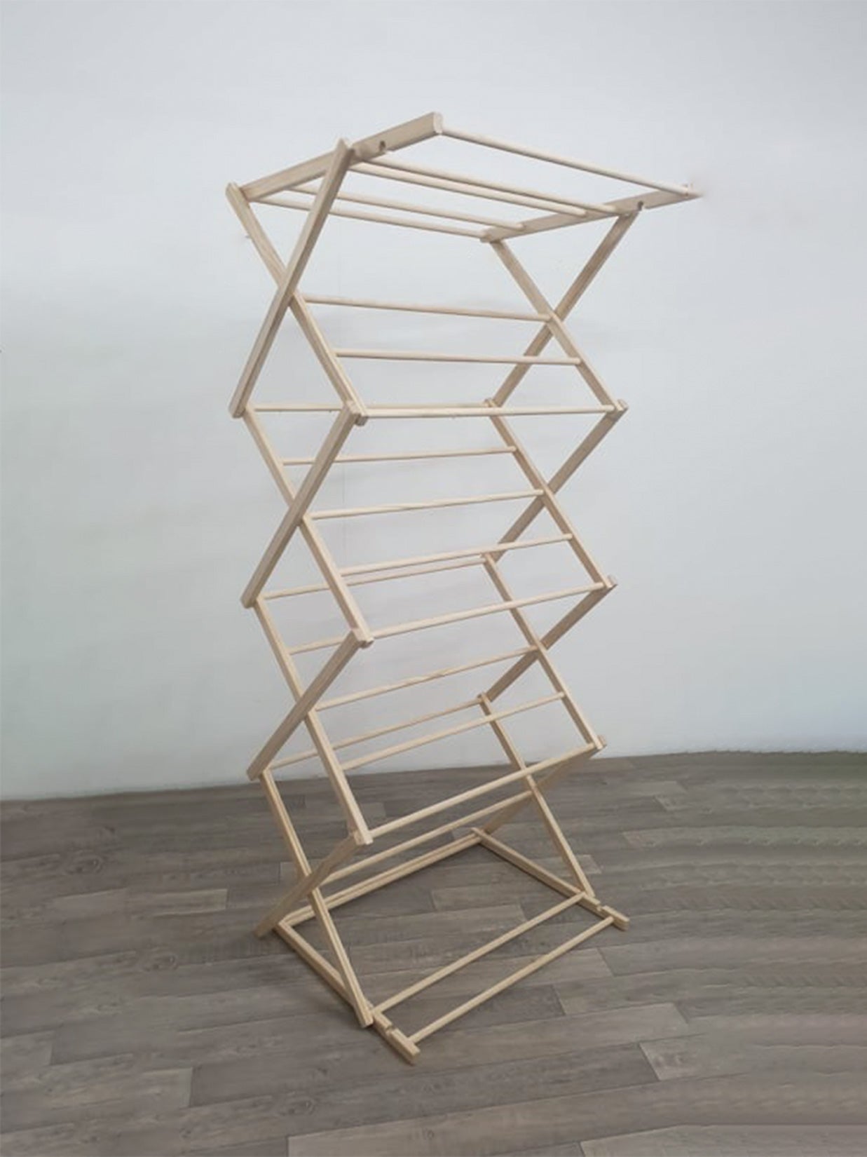 The Tower with built in Top rack | Wooden Clothes Drying Rack