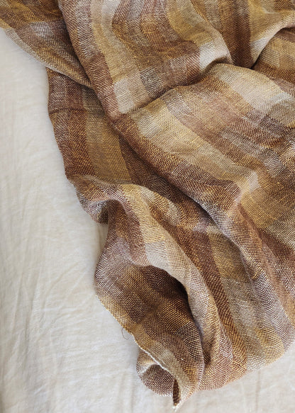 Marés Bedcover in Bronze