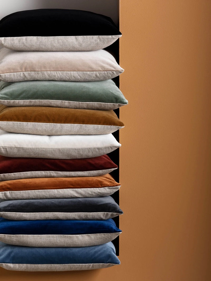 Velvet Cushion | Tobacco