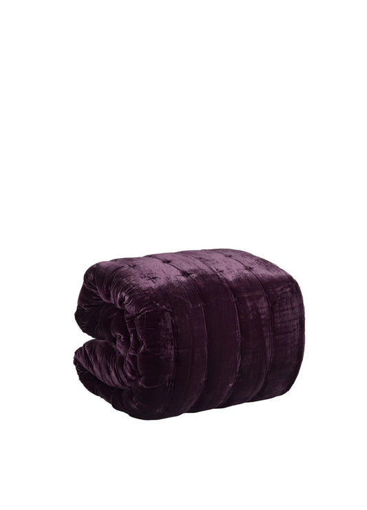 Velvet Comforter | Aubergine - 20% OFF
