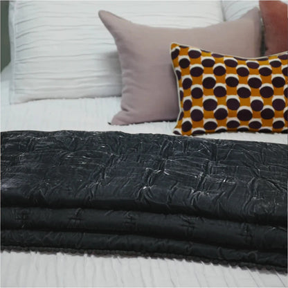 Cruz Velvet Comforter | Mallard