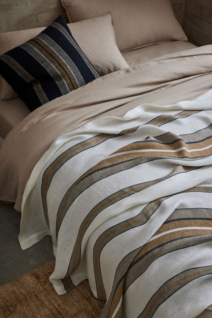 Rêve Linen Throw | Amber