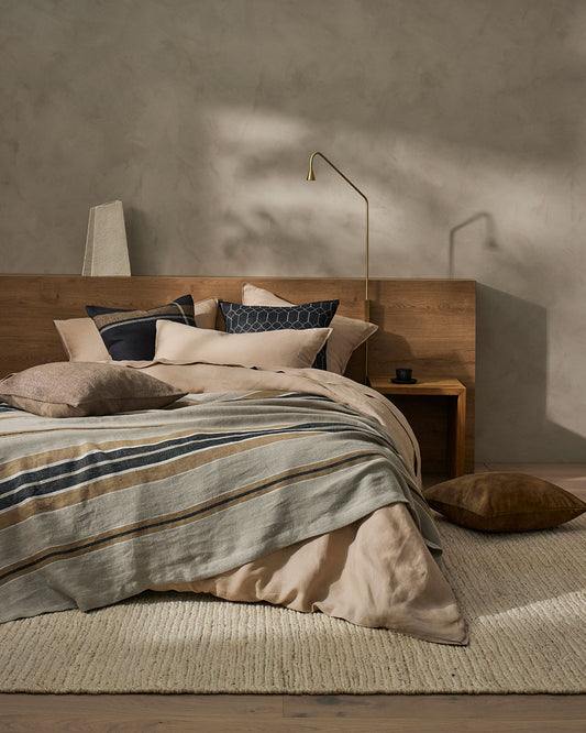 Rêve Linen Throw | Clay