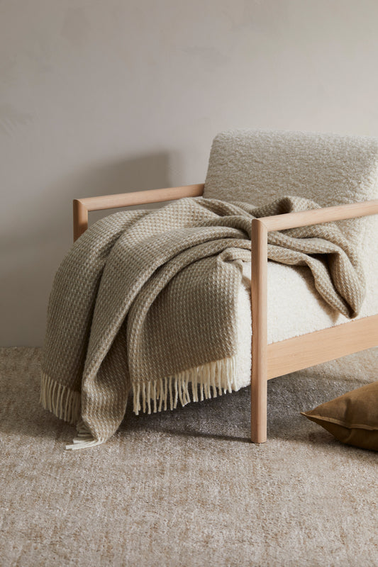 Hazel Throw Blanket - 100% New Zealand Wool