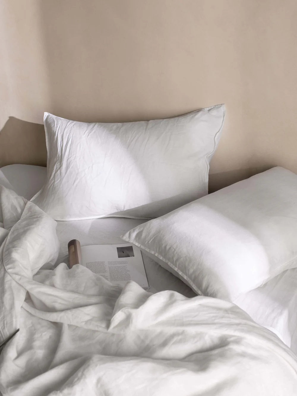 Linen Duvet Cover Set | White