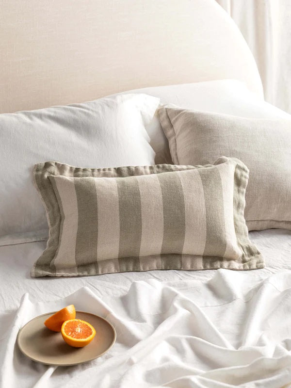 Soho Linen-Cotton Sheet Set | White