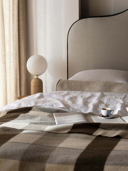 Soho Linen-Cotton Sheet Set | White