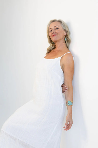 Luxe Linen Slip - Off White
