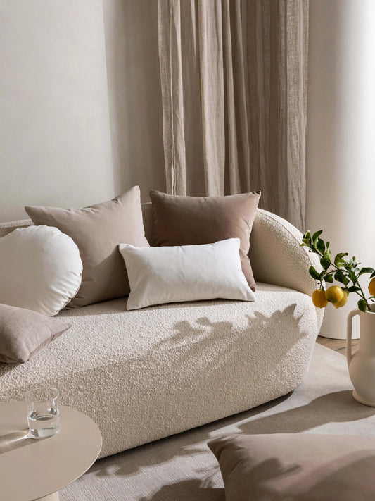 Velvet Cushion | Almond