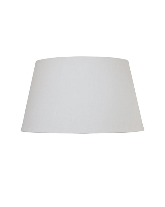 Tapered Drum Shade | White