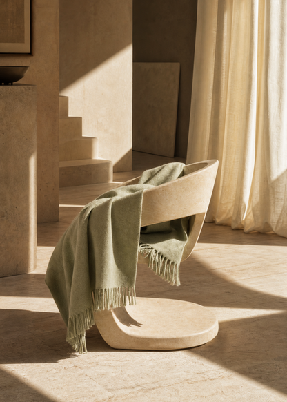 Thyme Throw Blanket - 100% New Zealand Wool