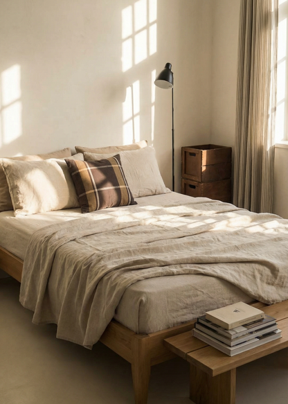 Laundered Linen Sheet Set | Natural